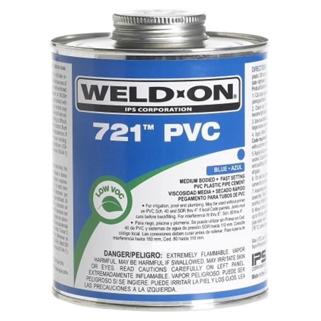 IPS Ips 10849 721 PVC Cement 0.25 Pint (1 Pack)
