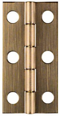 NATIONAL HARDWARE National Mfg N211-243 Solid Brass Narrow Hinge 2x1 in 2 Pack