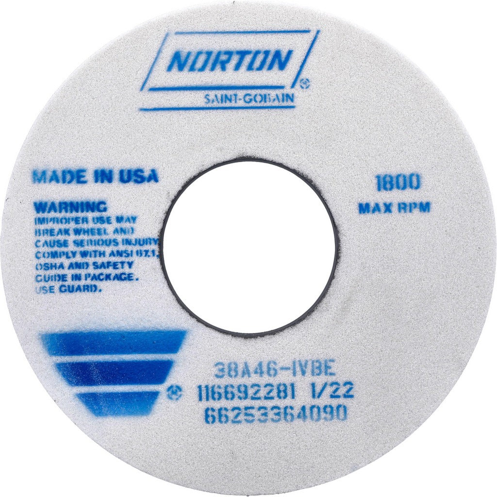 NORTON Norton 66253364090 Surface Grinding Wheel 14in 46 Grit
