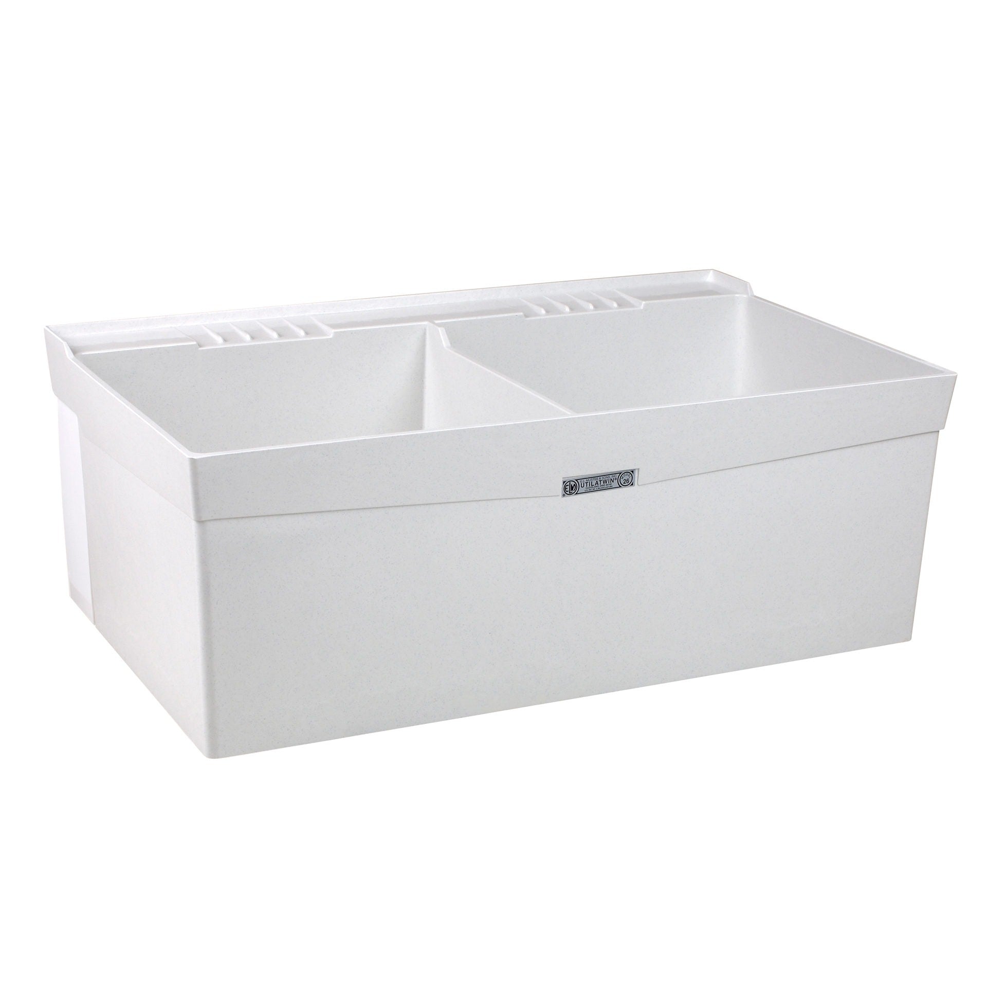 MUSTEE MUSTEE 26W Laundry Tub 38 gal Wall Mount