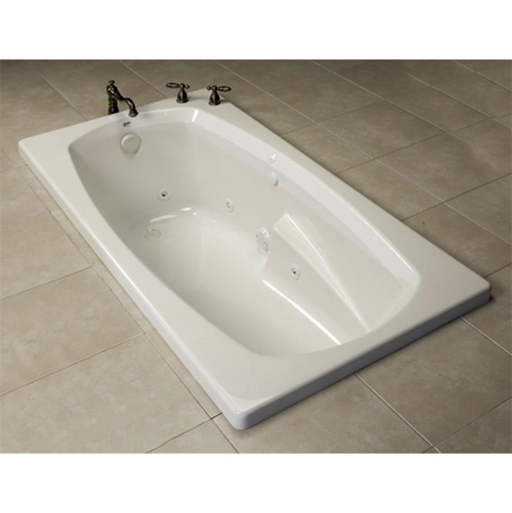 OASIS Oasis Trg-240 Wht/6p Wht Whirlpool Bath 60x36 White
