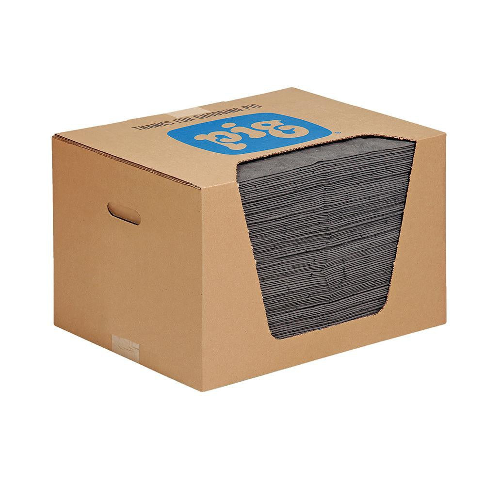 NEW PIG New Pig MAT240 Universal Sorbent Mat 22 Gal 100 Pack