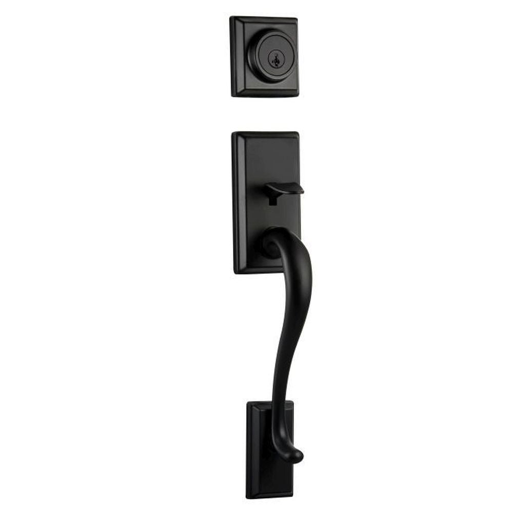 KWIKSET Kwikset 800HELIP-514S.STRKP Hawthorne Handleset Smartkey Matte Black