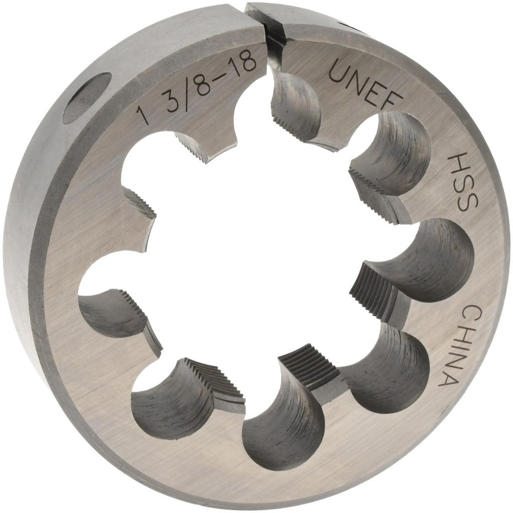 VALUE COLLECTION Value Collection 315-1563 Round Die 1-3/8 18 Hss Unef
