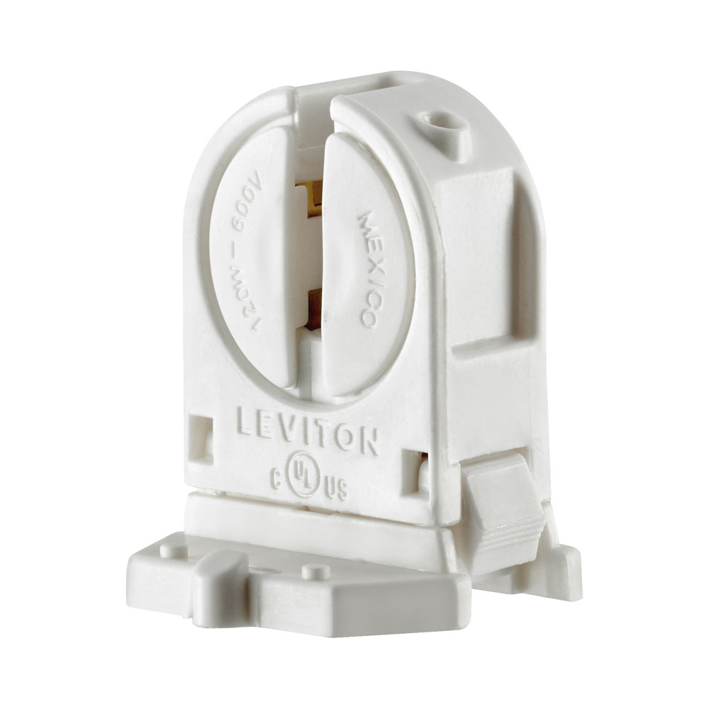 Leviton 13654-SWP Lampholder 120W 600VAC Miniature Bi-Pin