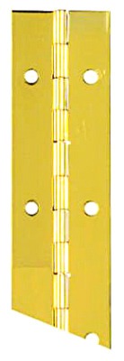 NATIONAL HARDWARE National Mfg N148-155 Continuous Hinge 1.5x30 Bright Brass