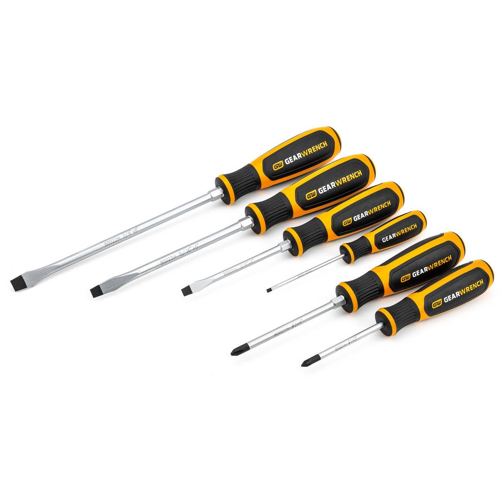 GEARWRENCH Gearwrench 80050H 6 Pc Phillips Slotted Screwdriver Set