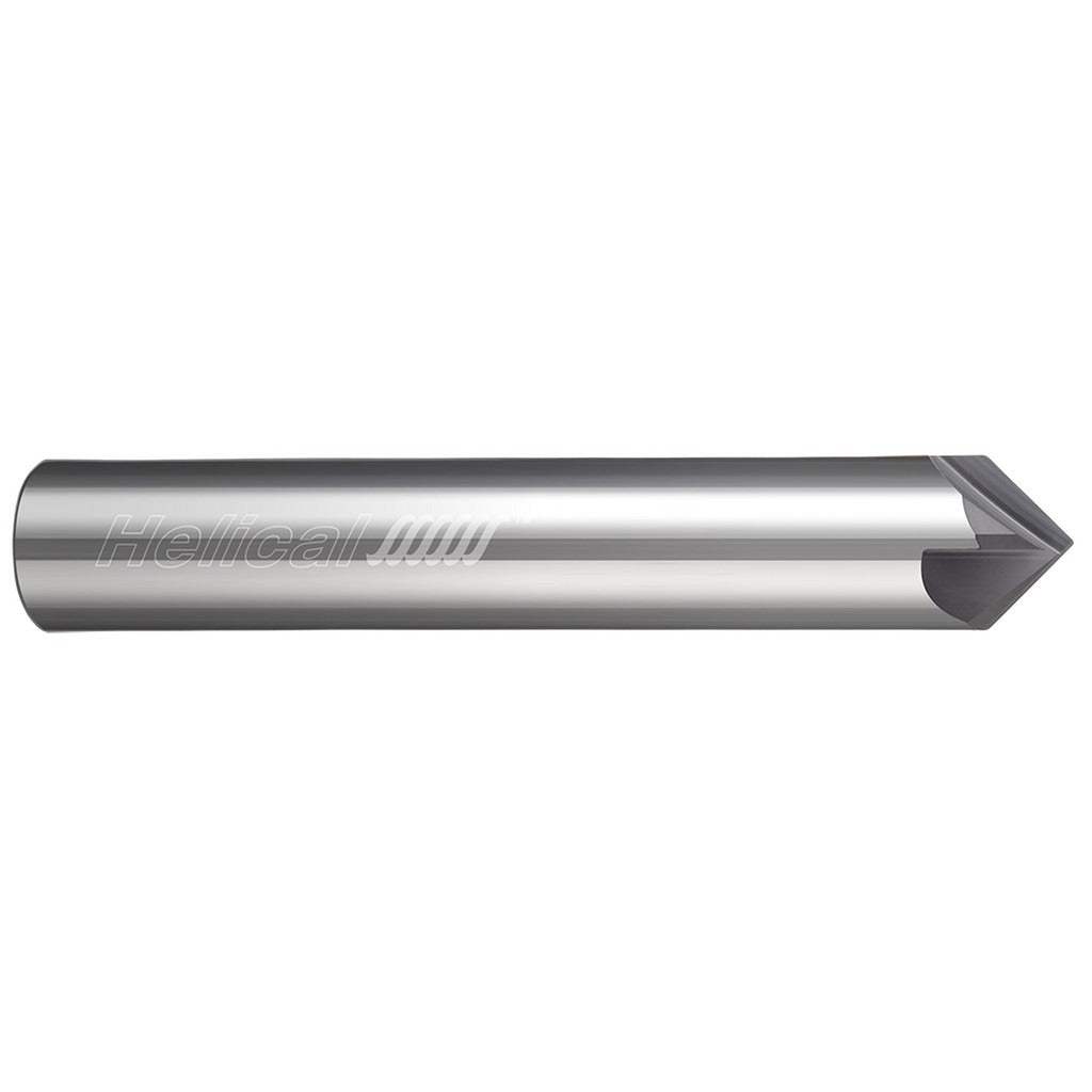 HELICAL SOLUTIONS Helical Solutions 06150 Chamfer Mill 3/8in 4 Flute Carbide