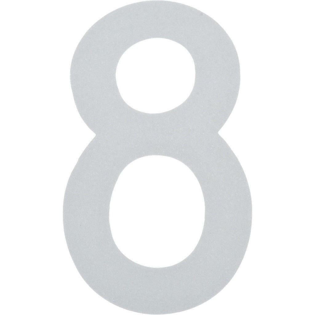 STRANCO Stranco DWR-4-8-5 Number Label 4 Inches High 5 Pack