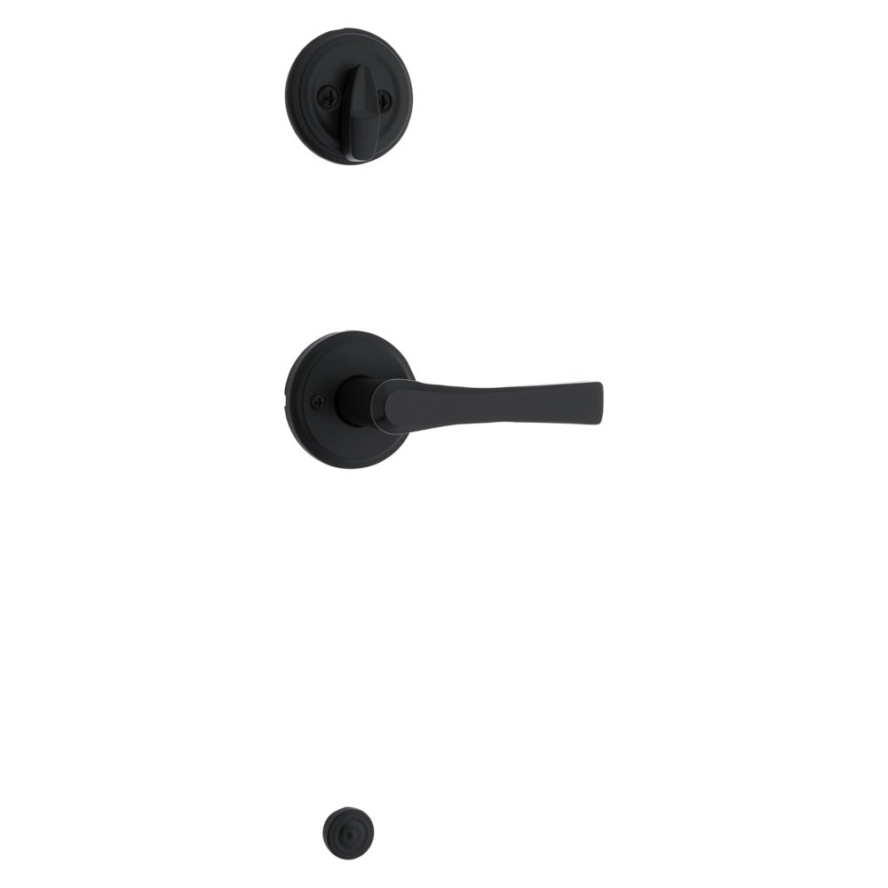 KWIKSET Kwikset 966KAL-514.UNIV Katella Lever Handleset Trim Matte Black