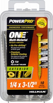 HILLMAN Hillman Fasteners 116815 Flat Head Star Drive Screw 10 Pack