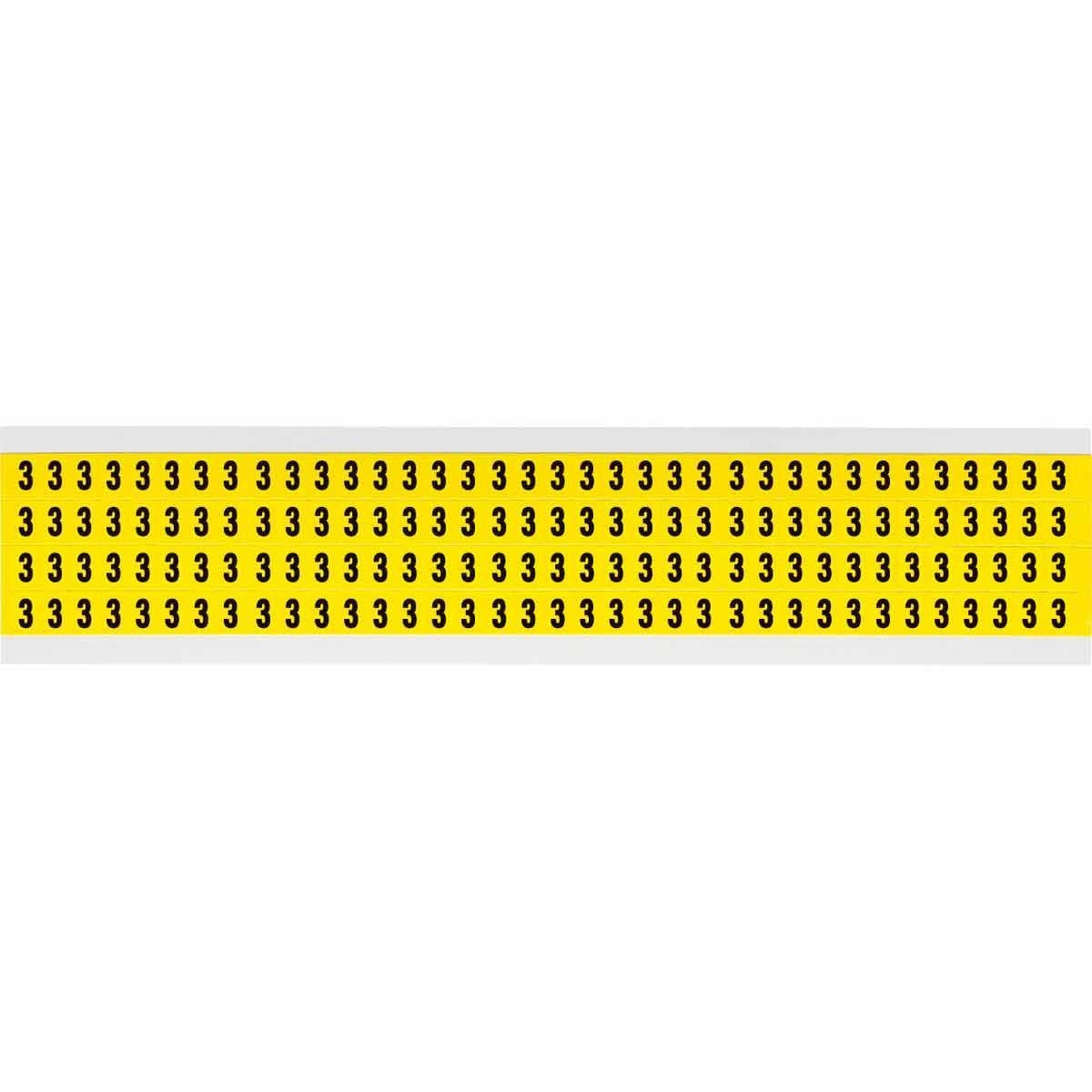 BRADY Brady 3400-3 0.25 inches Character Height Repositionable Numbers And Letters (Card Of 144)
