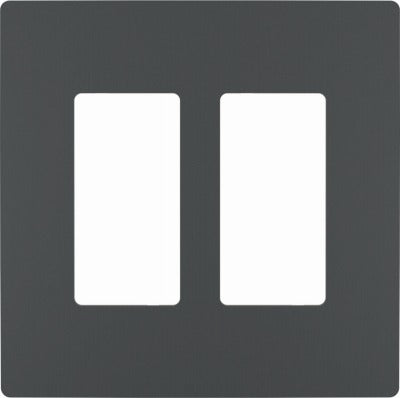 LEGRAND Pass Seymour RWP262GCC6 Two-gang Screwless Wall Plate