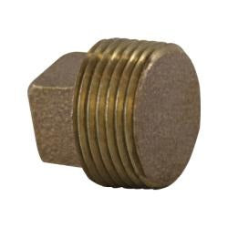 MIDLAND INDUSTRIES Midland Industries 44675 Square Head Plug 1in Mpt Bronze