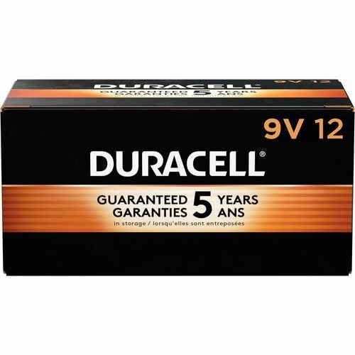 DURACELL Duracell U.s.a. DUR01601 9V Alkaline Battery Box of 12