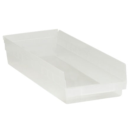 BSC PREFERRED Bsc Preferred BINPS123CL Clear Nestable Storage Bin 6-pack