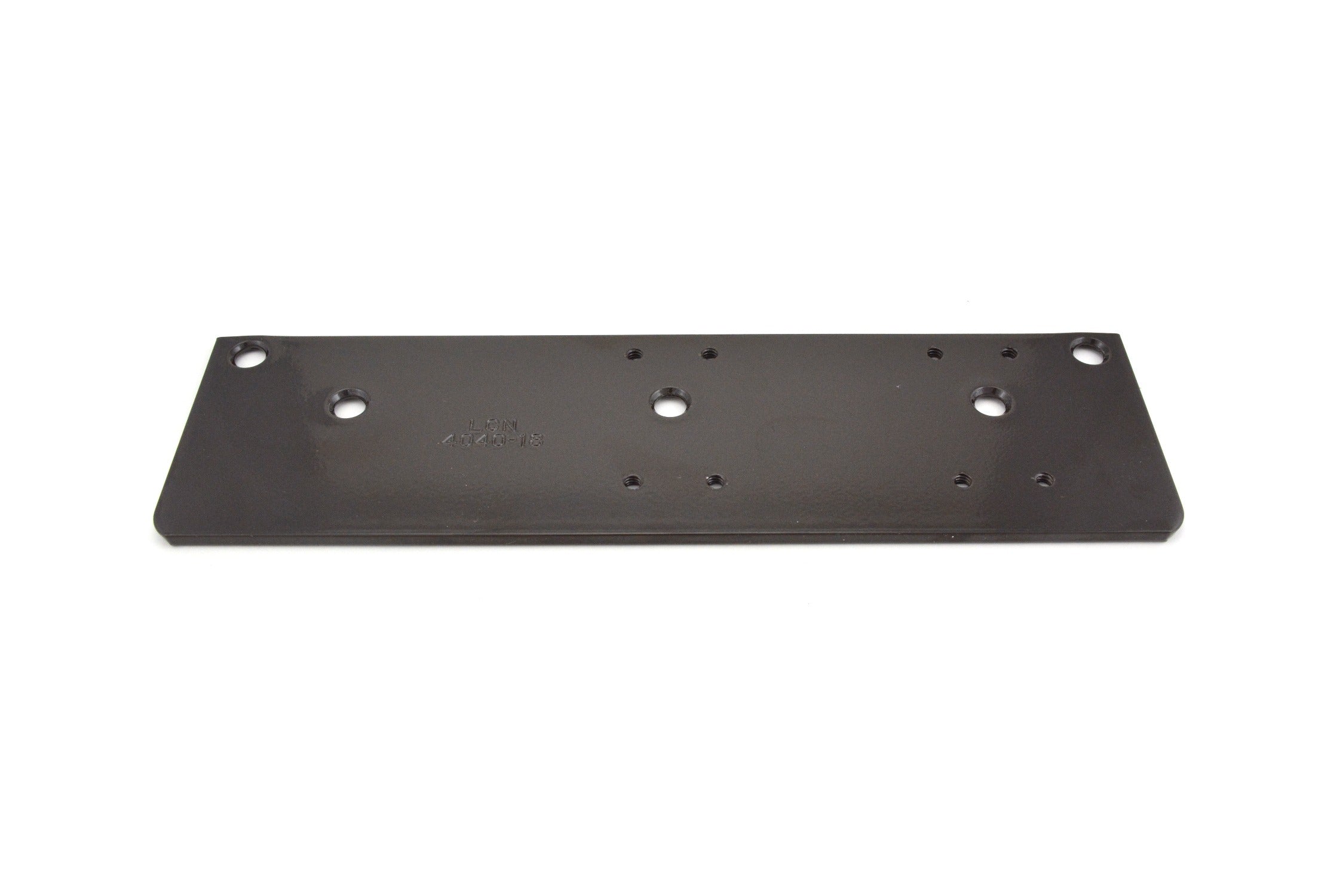 LCN Lcn 4040XP18DKBRZ Hinge Side Mount Drop Plate Dark Bronze