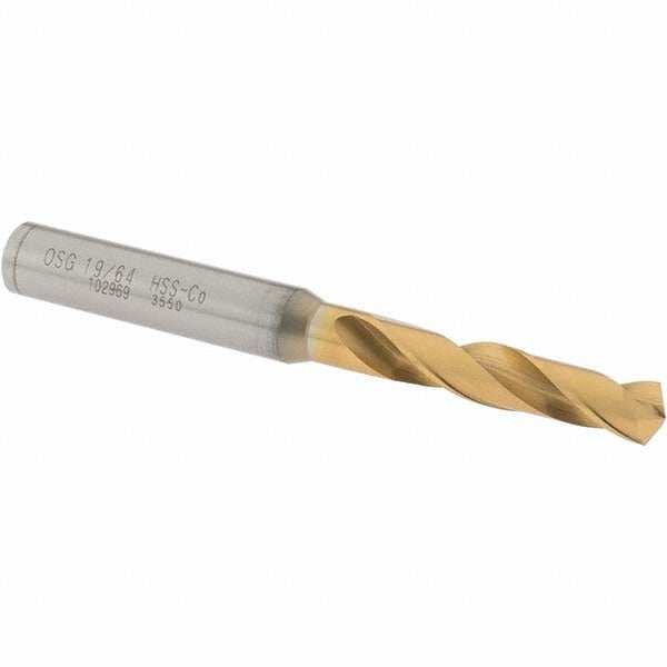OSG Osg 10296905 Screw Machine Drill Bit 19/64 in Cobalt