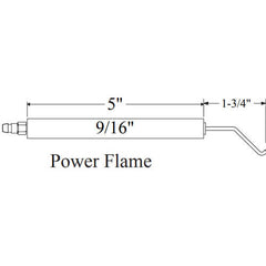 Auburn E5-478E-2PK Power Flame Electrode 2PK