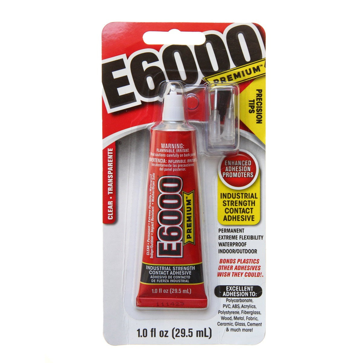 ECLECTIC PRODUCTS Eclectic Products 205100 E6000 Premium Adhesive With Precision Tips (1 fl. oz.)