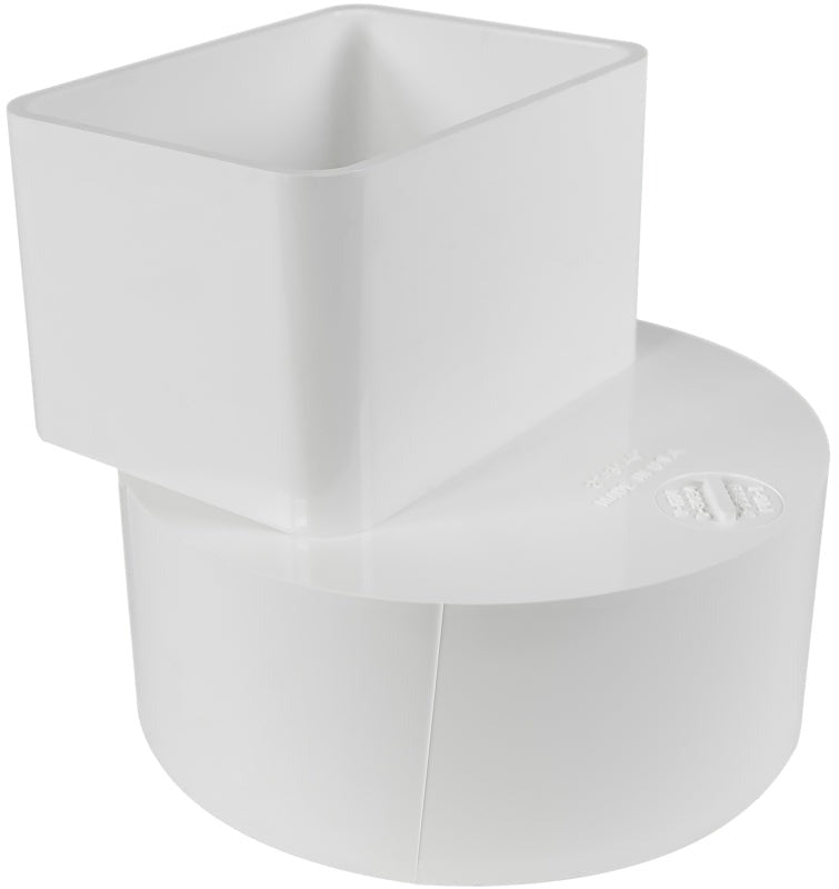 IPEX Ipex 414462BC Sewer and drain downspout adapter offset (2 x 3 x 4 in)