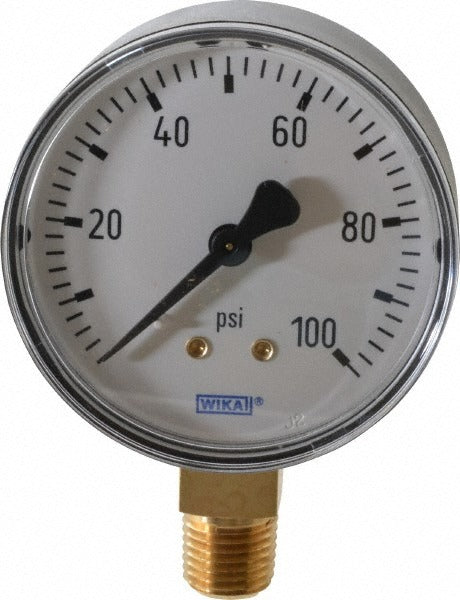 WIKA Wika 4253132 Pressure Gauge 0-100 Psi 2.5 in Dial Npt