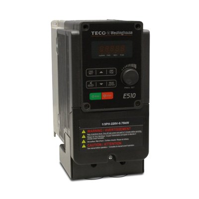 TECO-Westinghouse E510-405-H3-U 5HP 460V 3P NEMA 1 AC Drive