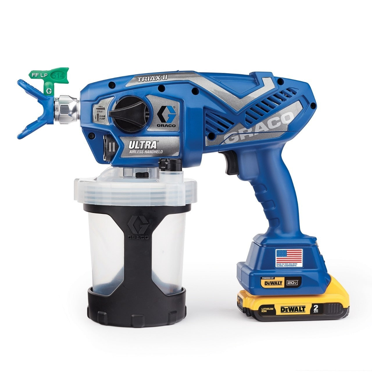 GRACO Graco 17M363 Ultra Cordless Airless Handheld Paint Sprayer Battery Powered (0.25 Gallon) Replacement 17P186