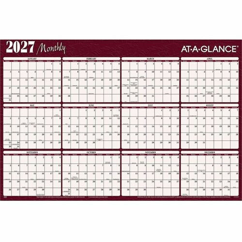 AT-A-GLANCE At-a-glance AAGA152 Yearly Wall Planner Xl 32x48 in