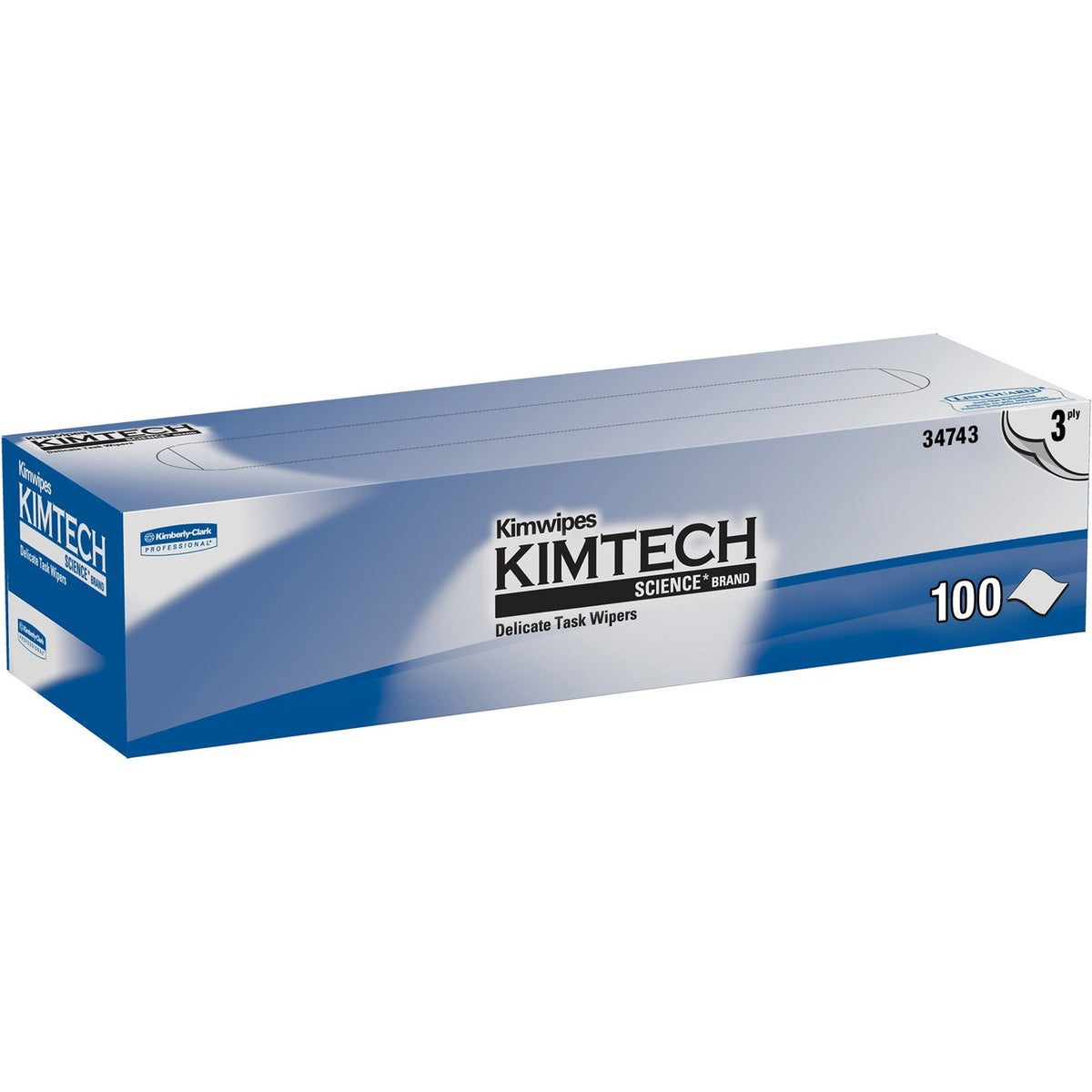 KIMBERLY-CLARK Kimberly-Clark KCC34743 Kimwipes Delicate Task Wipers (119 per Box)