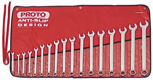 PROTO Proto J1200RM-T500 Combination Wrench Set 17 Pc Metric
