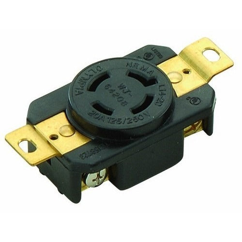 MORRIS PRODUCTS Morris Products 89742 Locking Receptacle 20A 125/250V (1 Pack)