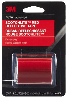 3M 3M Company 3459 Red Reflective Safety Tape 2x36 in