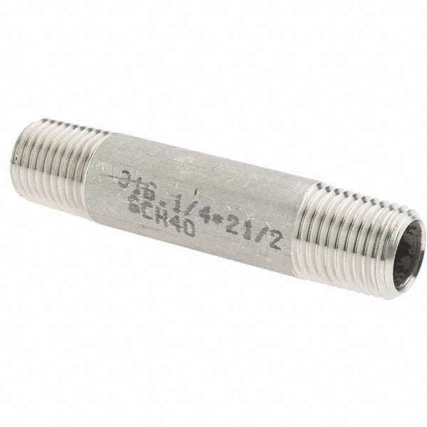 VALUE COLLECTION Value Collection 6BN1/4*21/2 Ss Pipe Nipple 1/4 in Grade 316