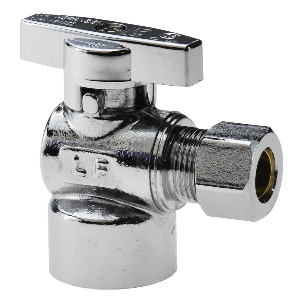 VALUE COLLECTION Value Collection 190-232HC Brass Angle Stop Valve Chrome