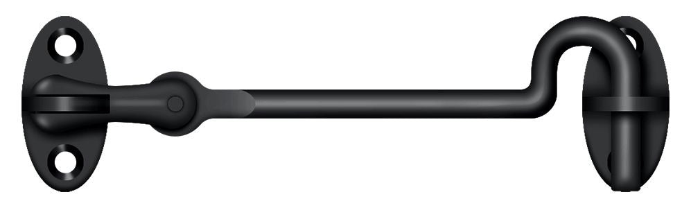 DELTANA Deltana CHK4U19 Cabin Swivel Hook 4 in Black