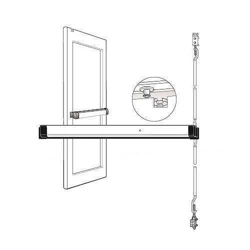 ADAMS RITE Adams Rite 8611MLR36-99 Cover Exit Device Mullion
