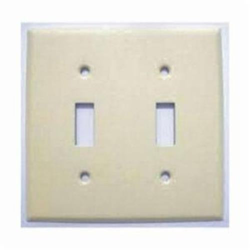 MULBERRY METAL PRODUCTS Mulberry Metal Products 99072 Standard 2-Gang Toggle Wall Plate (4.562 in W x 4.5 in H)