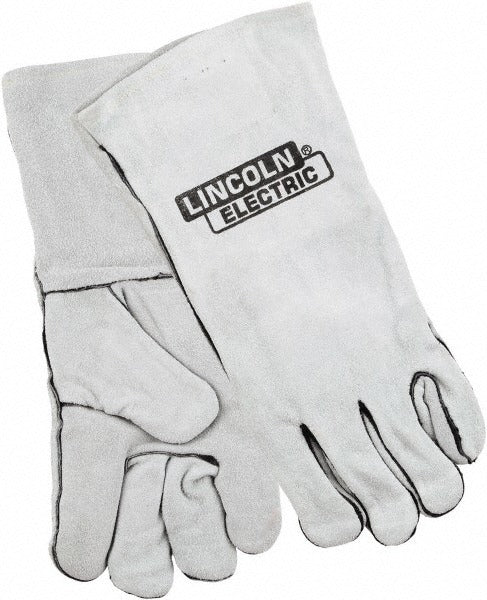 LINCOLN ELECTRIC Lincoln Electric KH641 Welding Gloves Leather Gauntlet