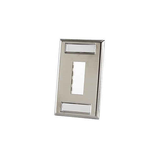 ORTRONICS Ortronics 403STJ12 Flush Mount Ss Faceplate 2-hole