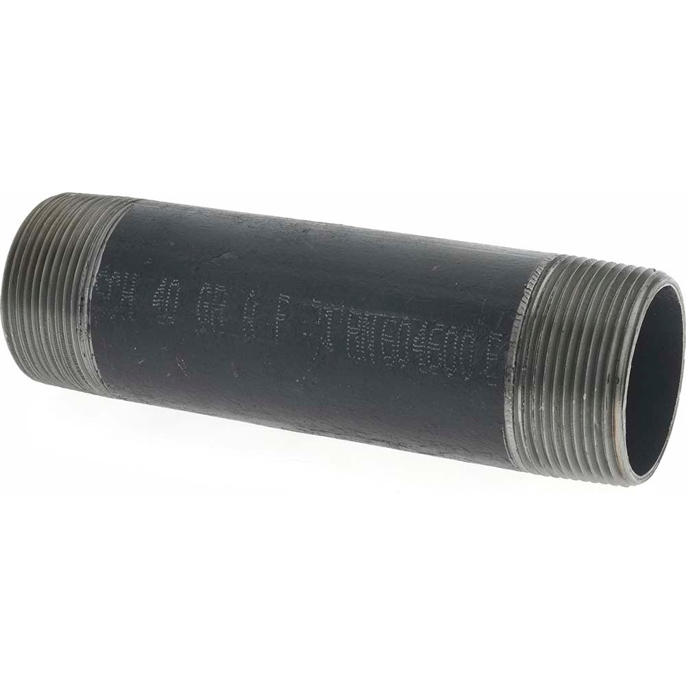 VALUE COLLECTION Value Collection NB08060 Black Steel Pipe Nipple Sch 40