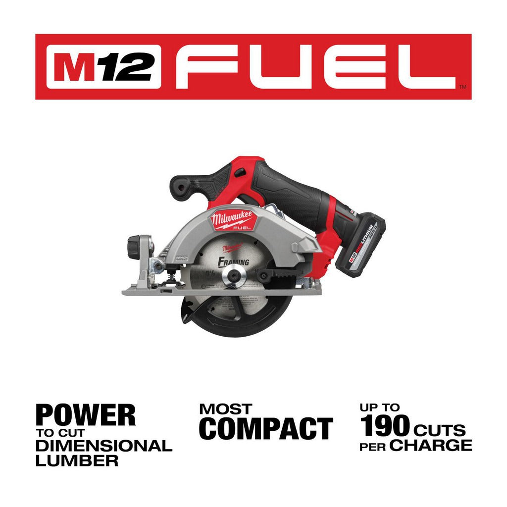 MILWAUKEE Milwaukee Tool 2521-21HO 12V Cordless Circular Saw M12