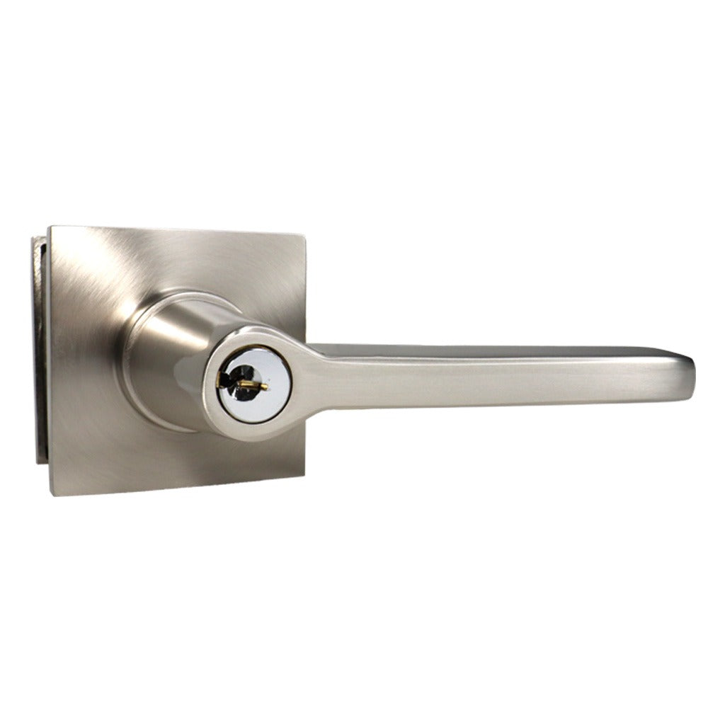 EMTEK Emtek 5122HLOUS15RH.RLS Helios Lever Keyed Entry Satin Nickel