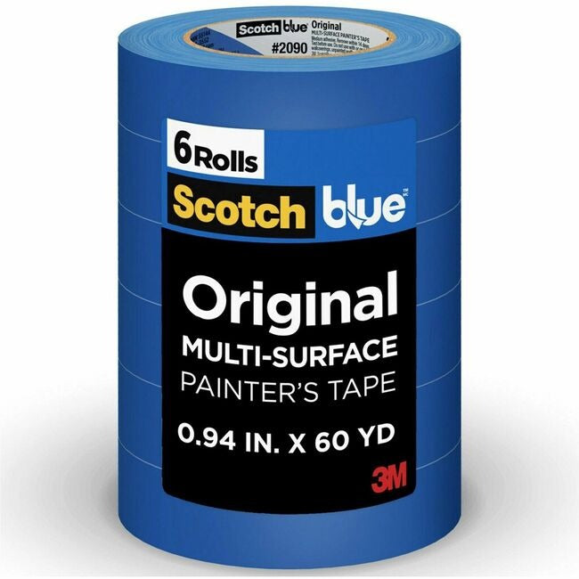 3M 3M MMM209024EP6 Multi-Surface Painter's Tape 60 yd x 0.94 in (6/Pack) 209024EP6