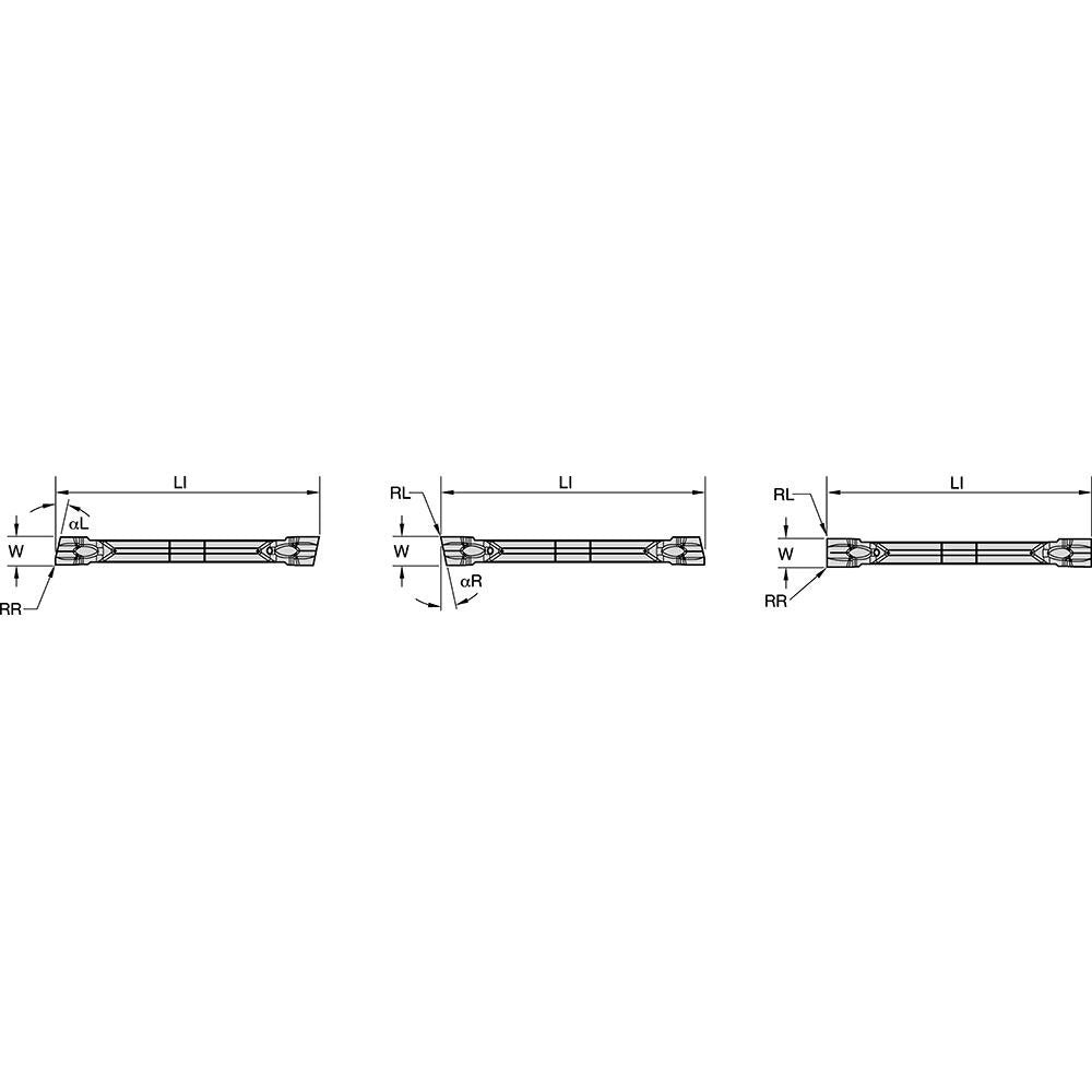 WIDIA Widia 4169582 Carbide Cutoff Insert 1/8 in Wmtc