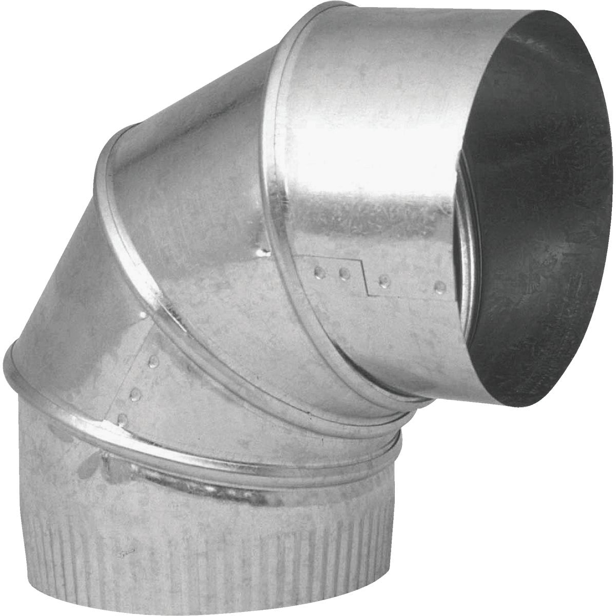 IMPERIAL Imperial GV0286-C 4 Inch 30 Gauge Adjustable Galvanized Elbow