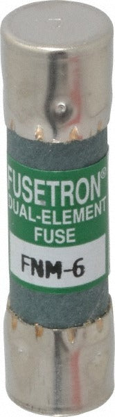 EATON Cooper Bussmann FNM-6 Time Delay Cartridge Fuse 6A 250V