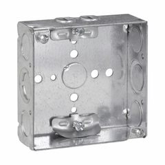 Crouse-Hinds TP444 Square Outlet Box Steel 4 x 4 x 1-1/2 Inch Replacement MPN