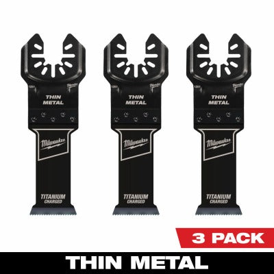MILWAUKEE Milwaukee 49-25-1253 Bi-metal Multi-tool Blade 1-1/8 in 3pk