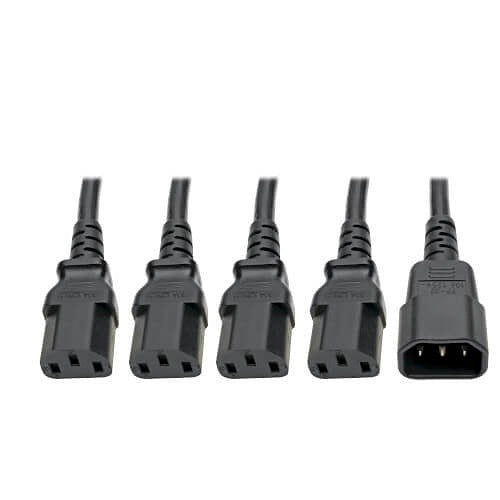 TRIPP LITE Tripp Lite P004-18N-4XC13 Y Splitter Power Cord